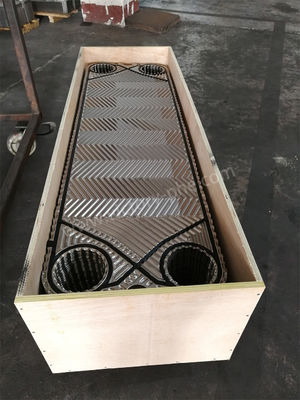 200V/380V 조용한 청정 플랜지 가스켓 열 교환기판 NBR EPDM 비톤 우수한 열 전달